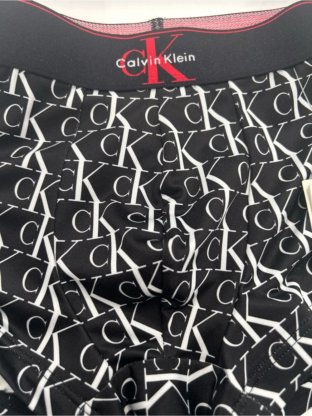 Calvin Klein Microfiber low rise  Trunk - graphic monogram stretch